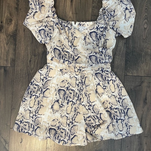 Favlux Snake Print Romper - Picture 2 of 4